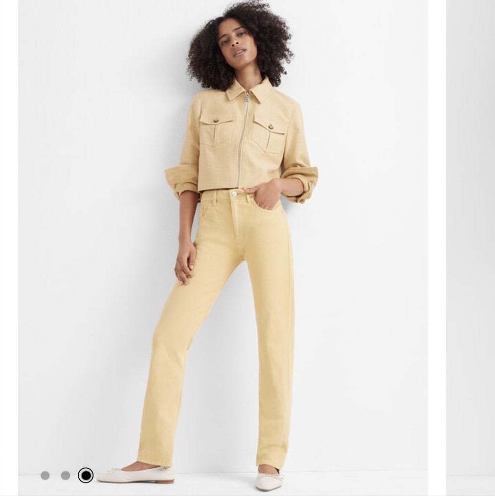 Club Monaco vintage inspired relaxed straight jeans